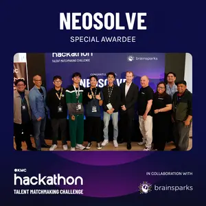 Collaboration moment at KMC Hackathon