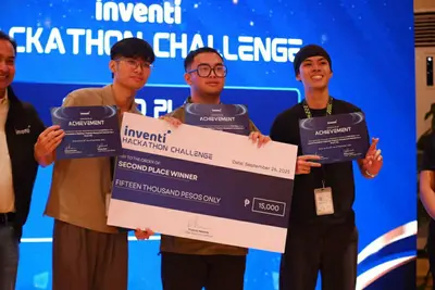 Team photo at Inventi Hackathon